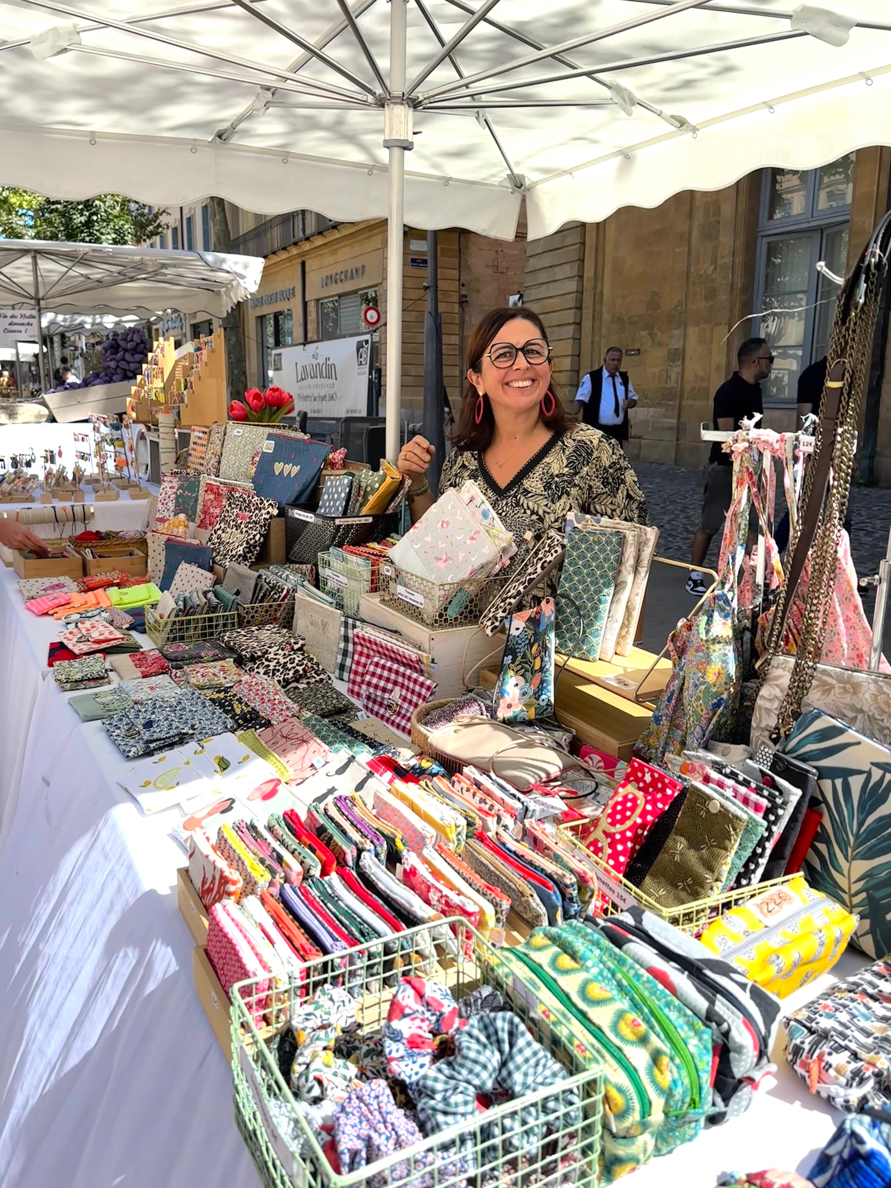 marché d'été à Aix-en-Provence