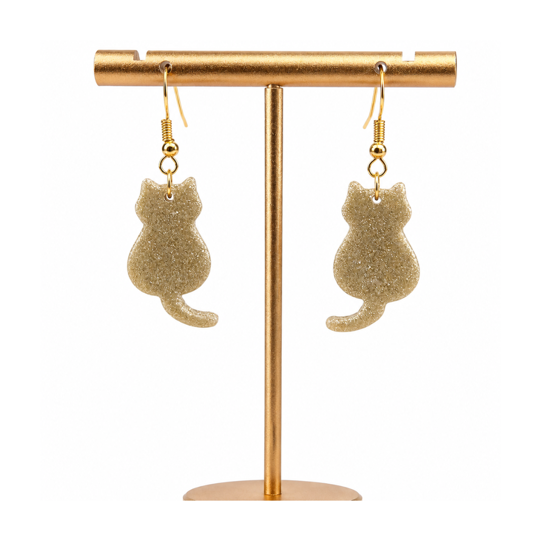 Boucles d'oreilles chats