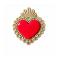 Broche coeur ex-voto