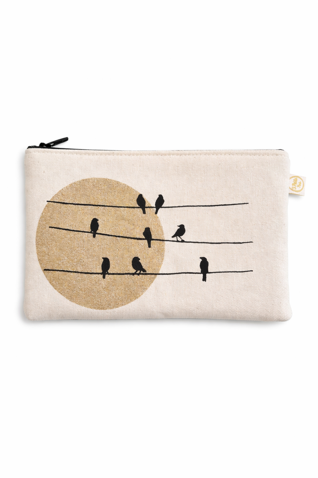 Trousse sérigraphie soleil et moineaux