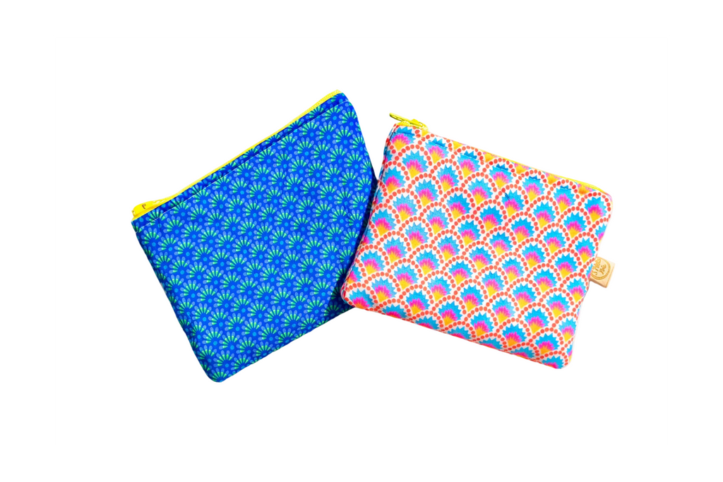 Trousse tissu graphique fluo Petit Pan