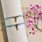 Bracelet en cordons Liberty arête de poisson