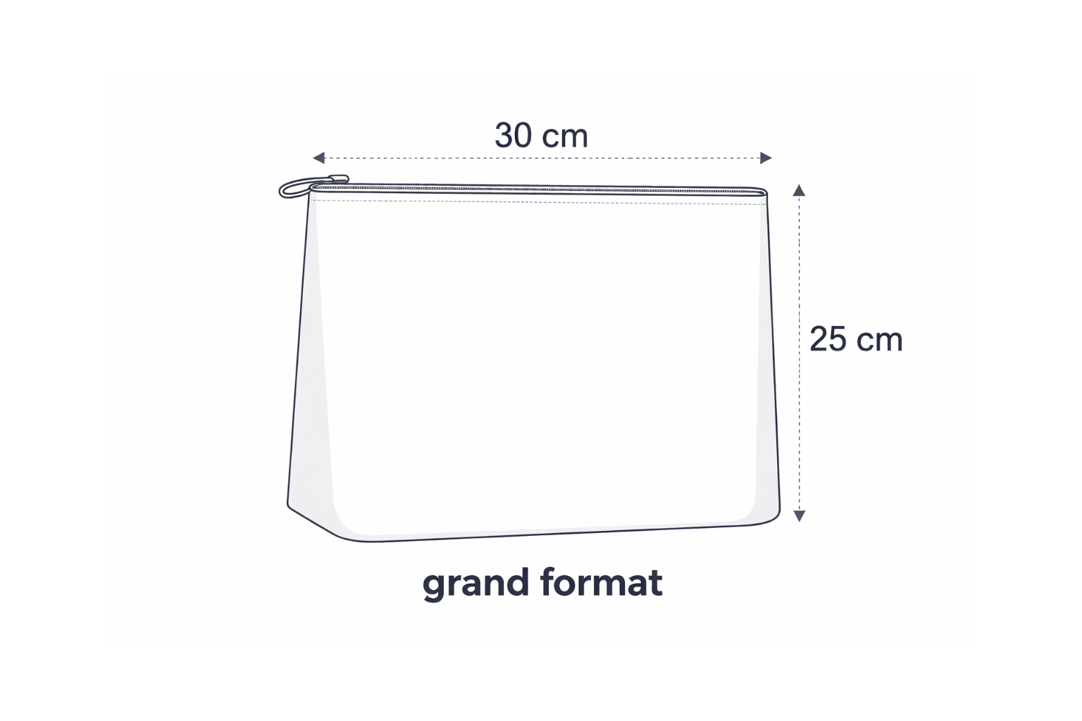 Trousse de toilette vichy bleu