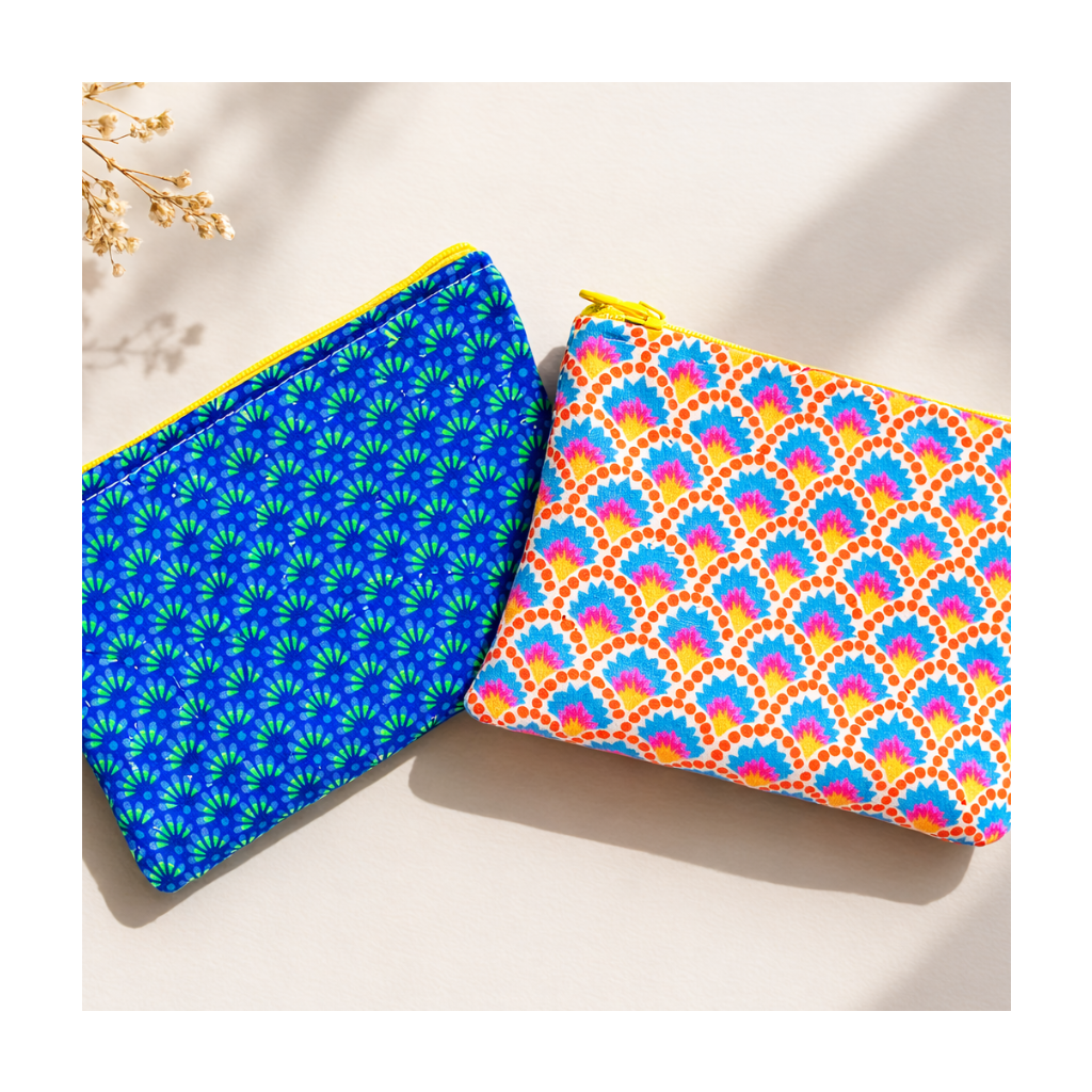 Trousse tissu graphique fluo Petit Pan