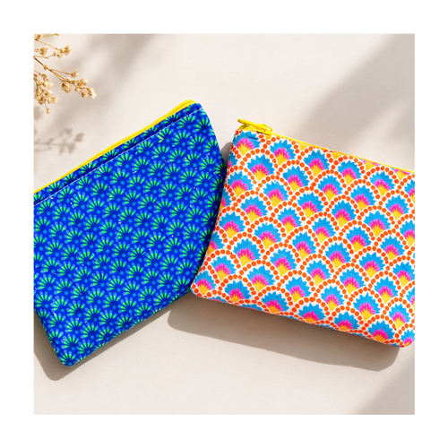 Trousse tissu graphique fluo Petit Pan