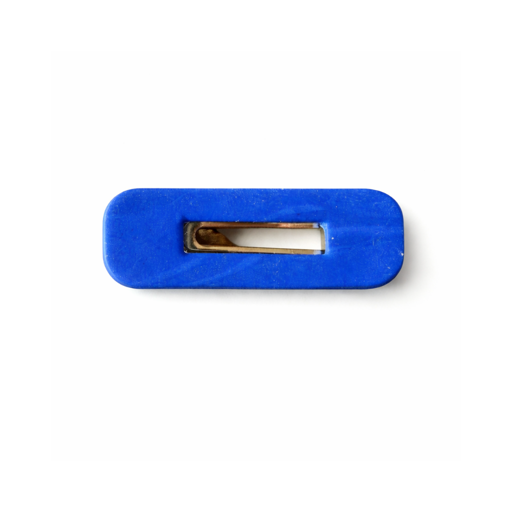 Barrettes bleues avec petit coeur