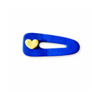 Barrettes bleues avec petit coeur