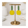 Boucles d'oreilles graphiques rectangle et carré