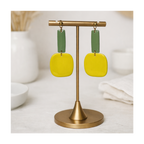 Boucles d'oreilles graphiques rectangle et carré