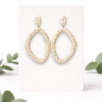 Boucles d'oreilles grand format leopard
