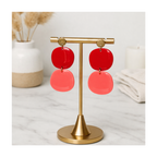 Boucles d'oreilles aux pampilles organiques