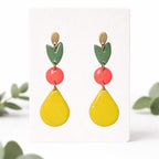 Boucles d'oreilles 3 couleurs et 3 formes
