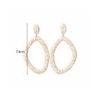 Boucles d'oreilles grand format leopard