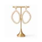 Boucles d'oreilles grand format leopard