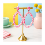 Boucles d'oreilles grand format leopard