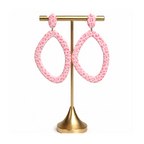 Boucles d'oreilles grand format leopard