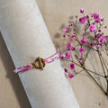 Bracelet cordon Liberty attache dorée