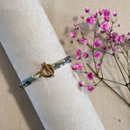 Bracelet cordon Liberty attache dorée