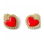 Broche coeur ex-voto