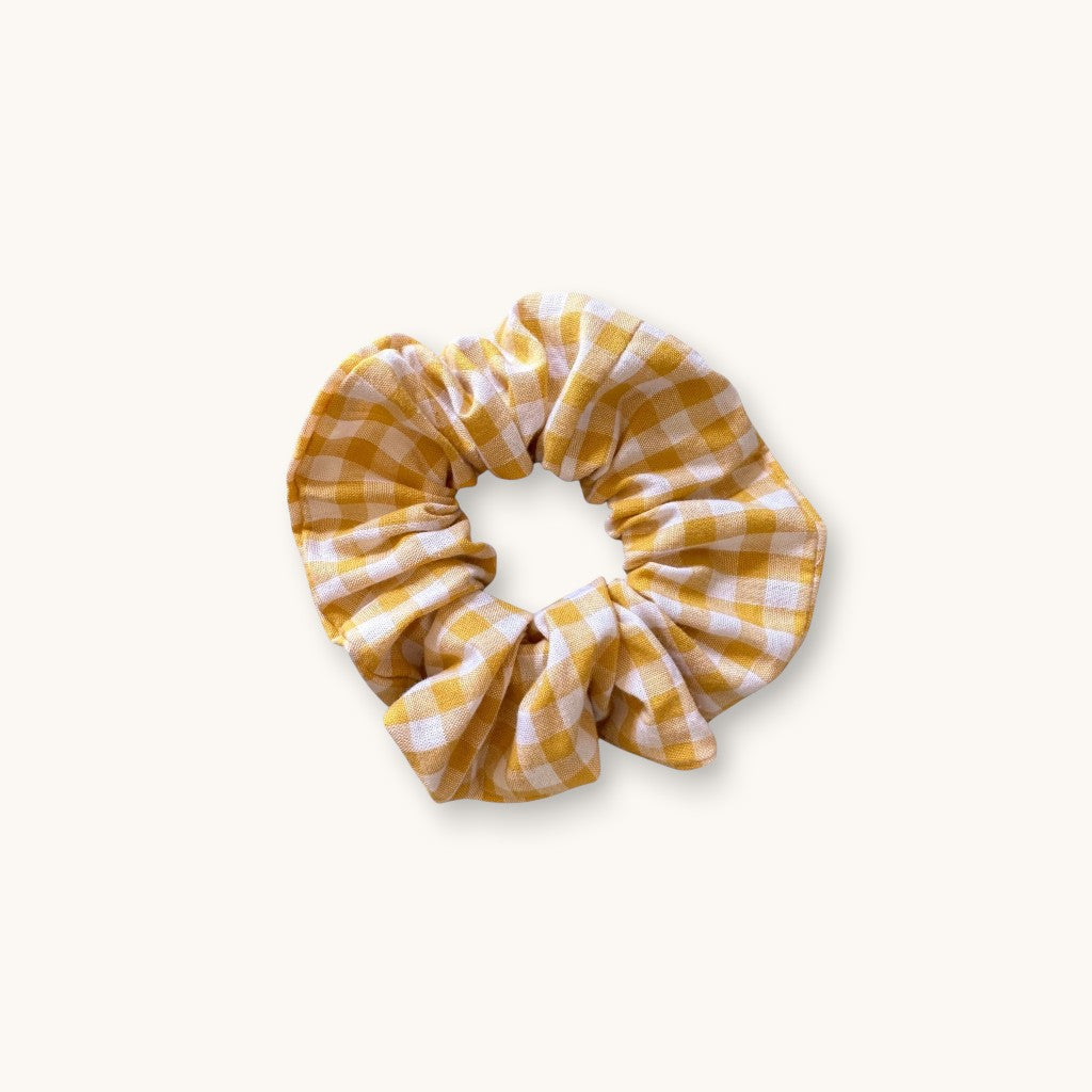 Chouchou à cheveux en coton motif vichy