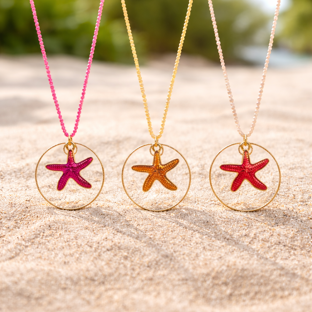 Collier étoiles de mer