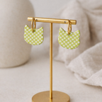 Boucles d'oreilles créoles et pampille chats