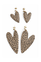 Boucles d'oreilles grands leopard