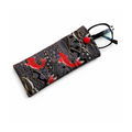 Étui à lunettes tissu japonais carpe