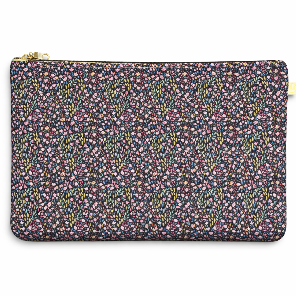 Housse d'ordinateur petites fleurs