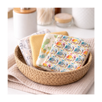 Lot de 4 lingettes démaquillantes hiboux