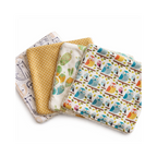 Lot de 4 lingettes démaquillantes hiboux