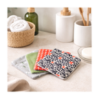 Lot de 4 lingettes démaquillantes papillon