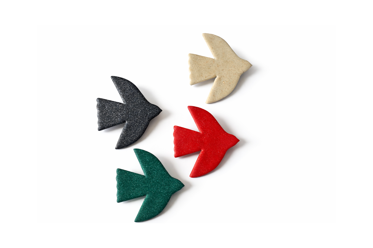 Broche oiseau Matisse 4 couleurs