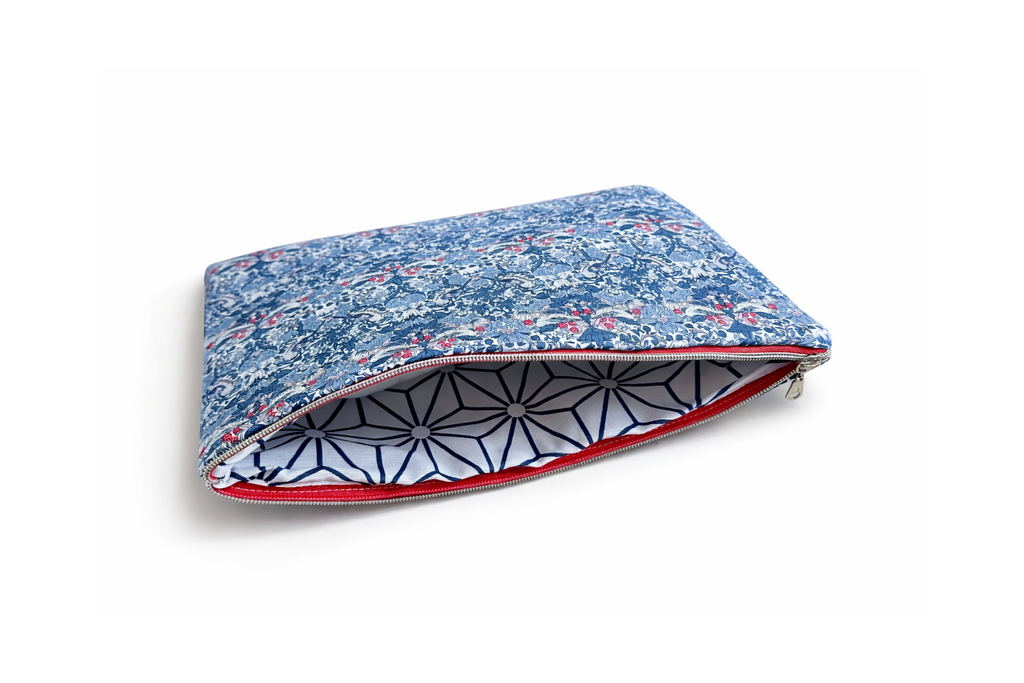Housse d'ordinateur portable liberty bleu