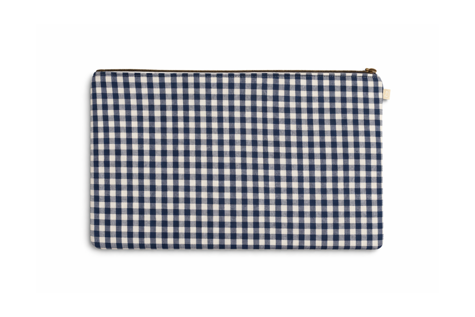 Housse d'ordinateur portable vichy bleu