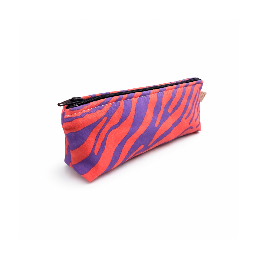 Trousse format école zebre fluo