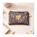 Trousse jean leopard avec écusson