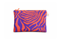Trousse zèbre orange et violet